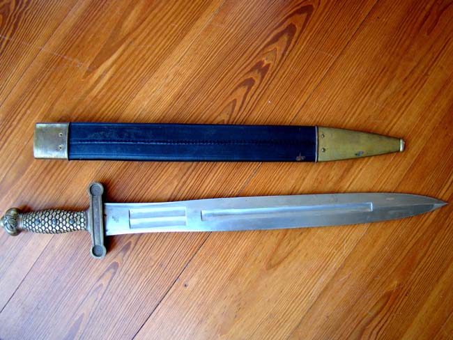 A fine U.S. Model 1832 Foot Artillery Sword dated 1839